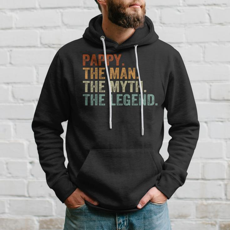 Vintage Pappy The Man The Myth The Legend Father's Day Hoodie Gifts for Him