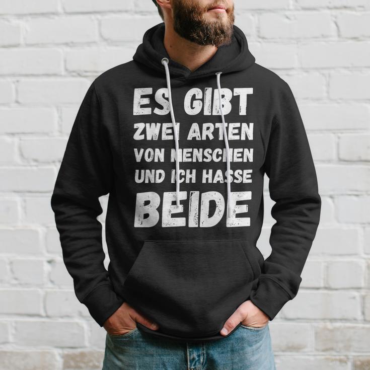 Vintage There Are Two Types Of Menschen And Ich Hasse Both Kapuzenpullover Geschenke für Ihn