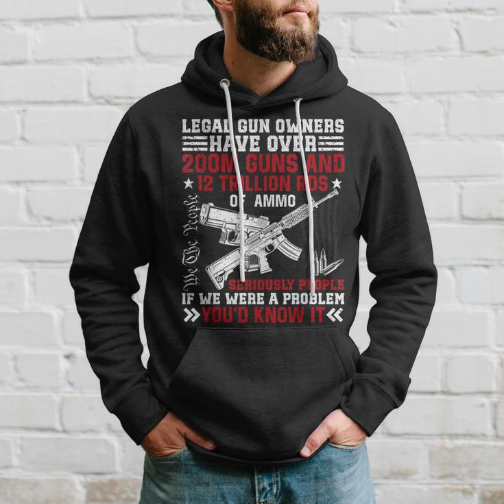Vintage Retro Legal Gun Owners Have Over 200M Guns On Back Hoodie Gifts for Him