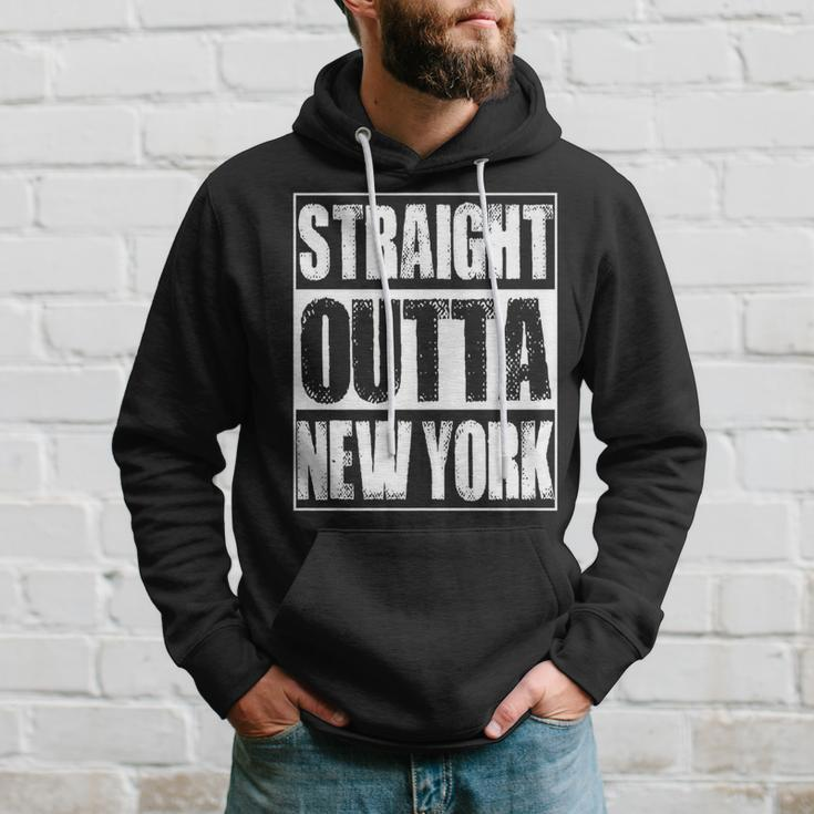 Vintage Straight Outta New York City Hoodie Gifts for Him