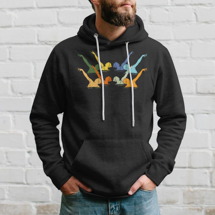 Vintage Synchronized Swimming Artistic Swimming Hoodie Gifts for Him