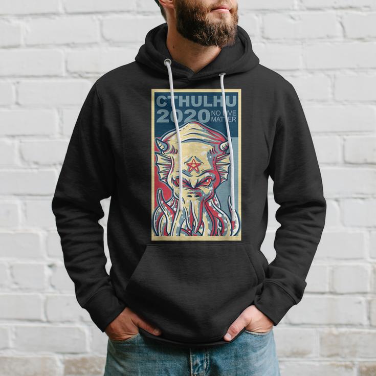 Vote Cthulhu For President 2020 No Live Matter Octopus Hoodie Gifts for Him