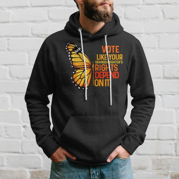 Vote Like Your Granddaughters Rights Depend On It Hoodie Gifts for Him