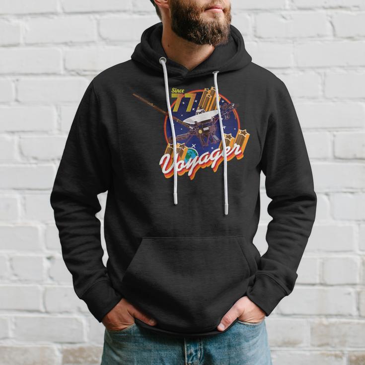 Voyager Space Probe 1977 Vintage Album Cover Hoodie Gifts for Him