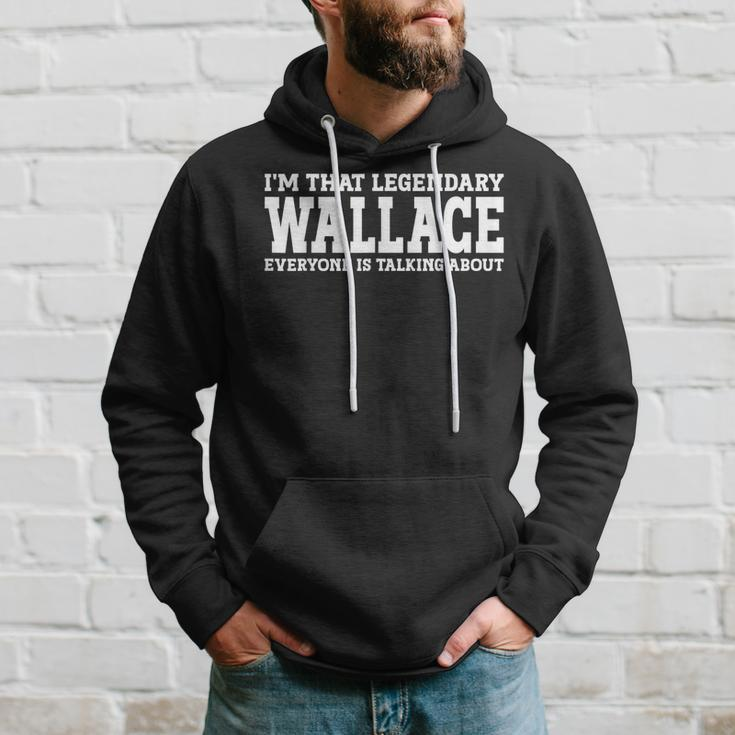 Wallace Surname Team Family Last Name Wallace Hoodie Gifts for Him