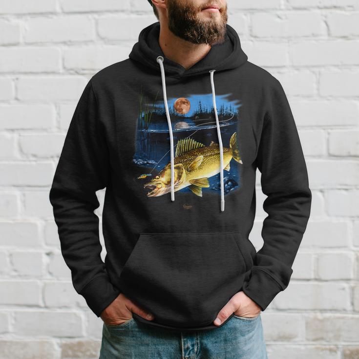 Walleye Fishing Gift for Men Fisherman Gift' Men's Hoodie