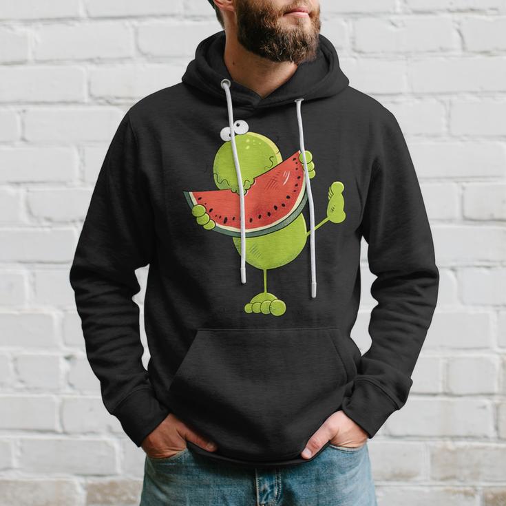 Watermelon Frog I Summer Fruits I Fun Kapuzenpullover Geschenke für Ihn