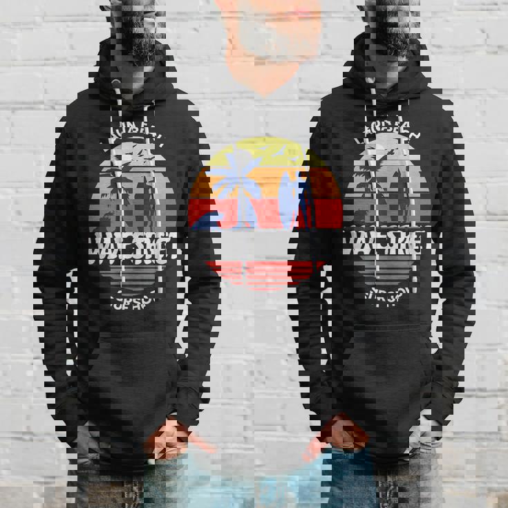 Wave Street Surf Shop Sunrise Logo Hoodie Gifts for Him