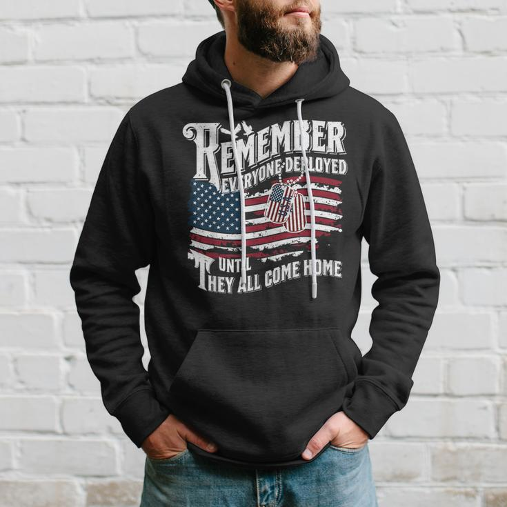 We Wear Red Friday Military Support Our Troops Deployment Hoodie Gifts for Him