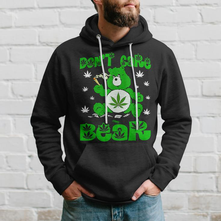 Weed Bear Herb Bear Don't Care Bear Marijuana Cannabis Hoodie Gifts for Him