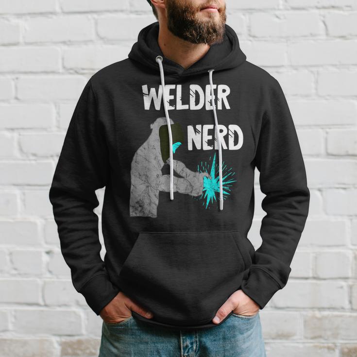 Welding Nerd Welder Helmet Weld Metal Workers Slworkers Hoodie Gifts for Him