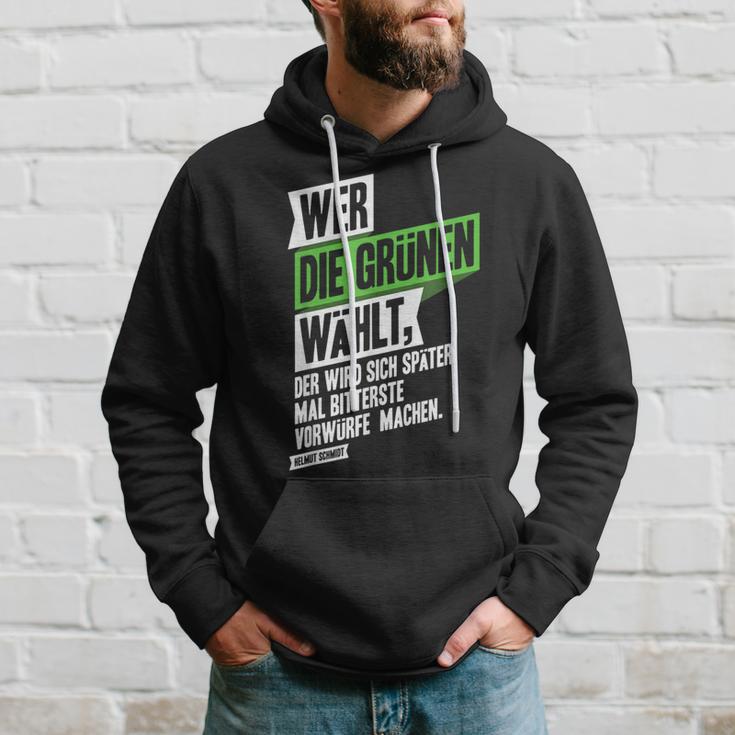 Wer Die Grünen Choose Bitterste Authentic Schmidt S Hoodie Geschenke für Ihn