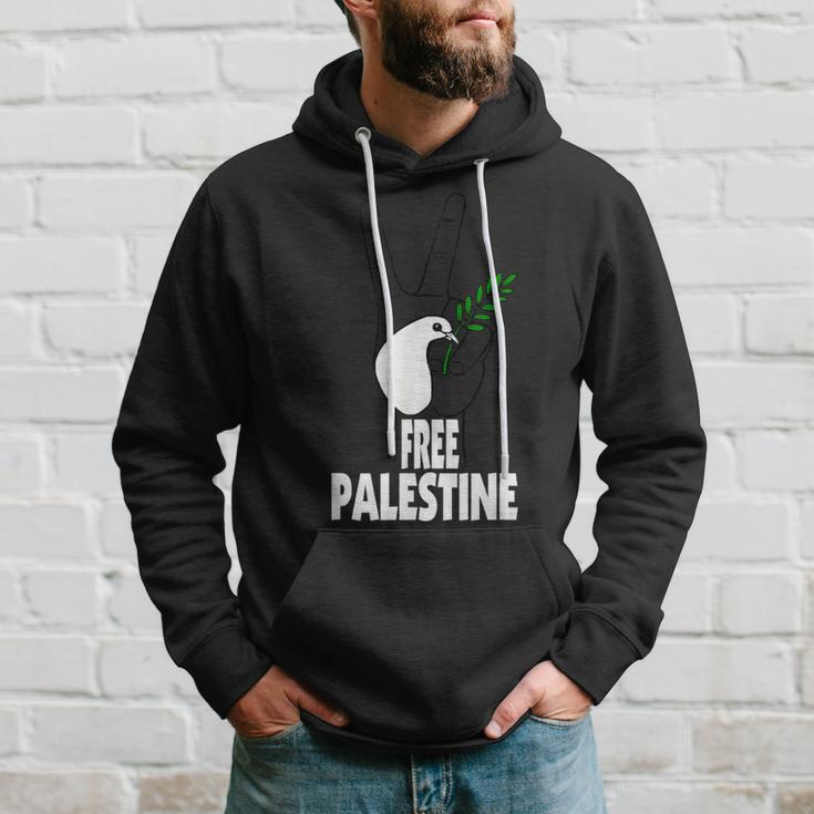West Bank Middle East Peace Dove Olive Branch Free Palestine Hoodie Gifts for Him