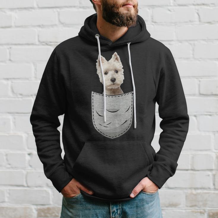 Westie Highland Terrier Pocket For Dog Owner Kapuzenpullover Geschenke für Ihn