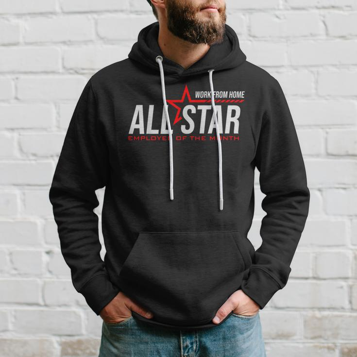 Wfh Work From Home All Star Allstar Employee Of The Month Hoodie Gifts for Him