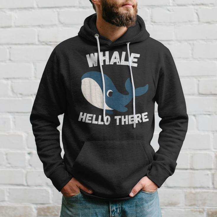 Whale Hello There Whale Colleagues Hello Hoodie Gifts for Him