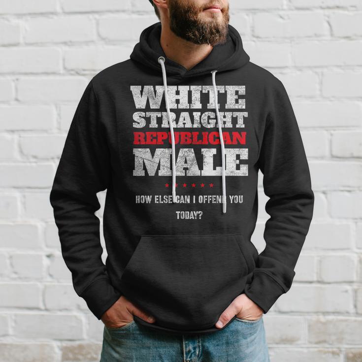 White Straight Republican Male How Else Can I Offend Hoodie Gifts for Him