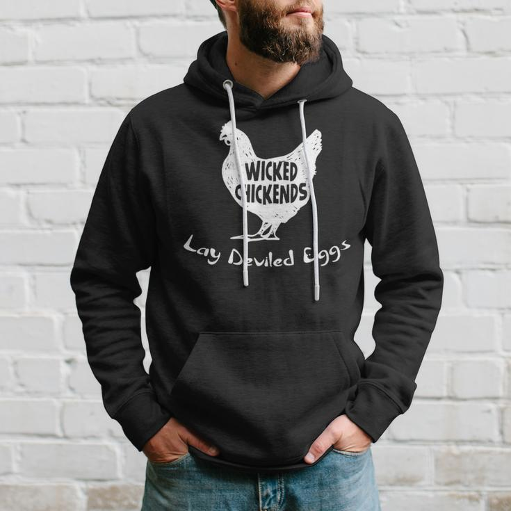Wicked Chickends Lay Deviled Eggs Hoodie Gifts for Him