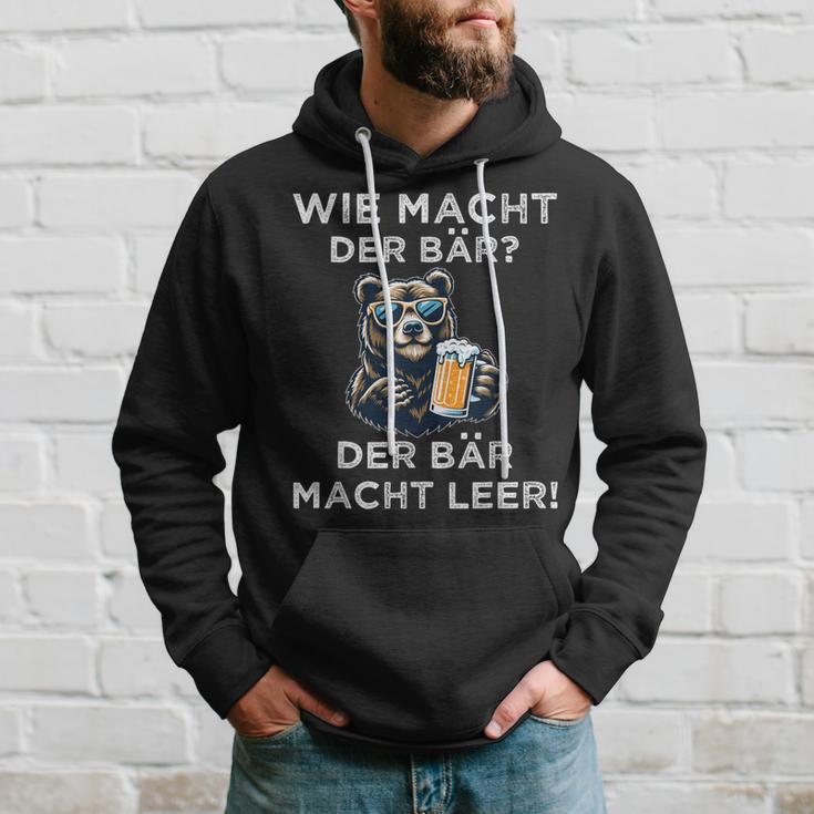 Wie Macht Der Bär Der Bär Macht Leer Kapuzenpullover Geschenke für Ihn