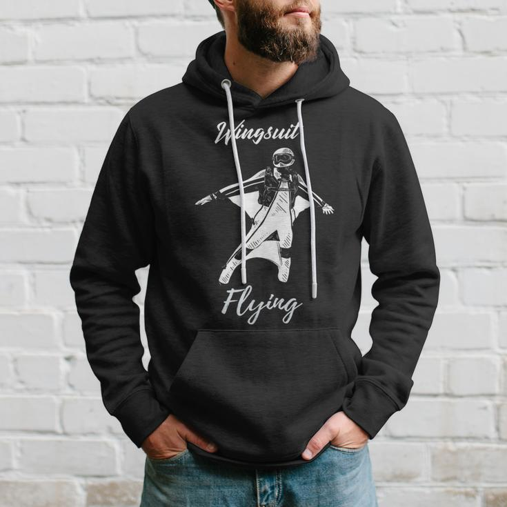 Wingsuit Flying Skydiving Base Jumping Extreme Sports Hoodie Gifts for Him