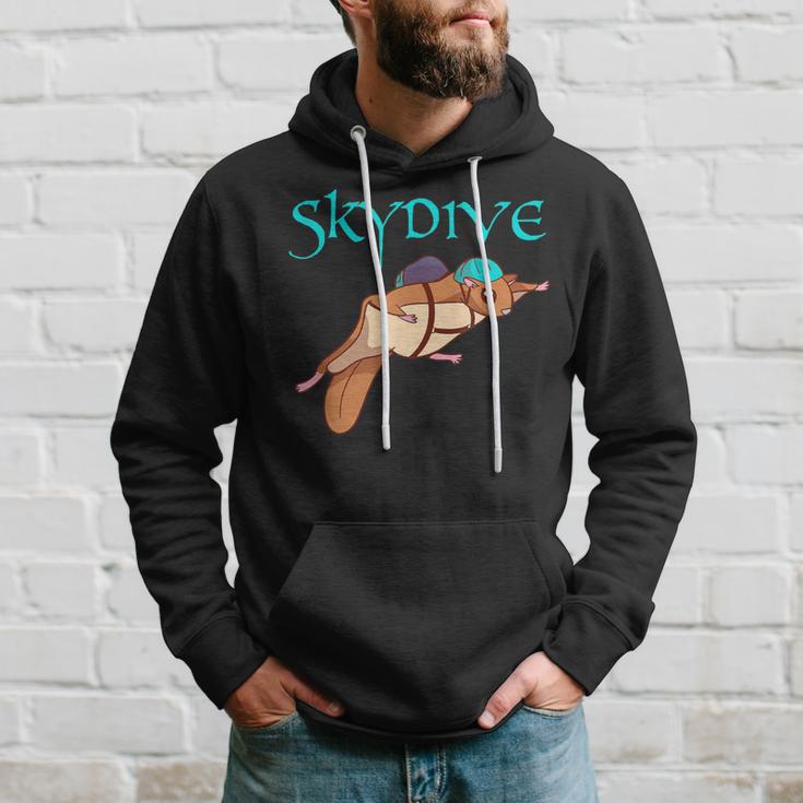 Wingsuit Flying Squirrel Skydiver Hoodie Gifts for Him