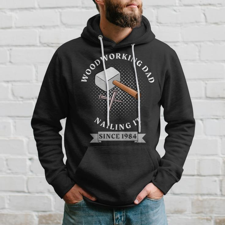 Woodworking Dad Diy Presents For Father's Day 1984 Hoodie Gifts for Him