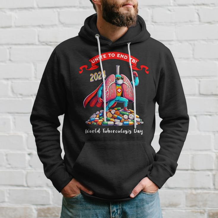 World Tuberculosis Day 2024 Healthcare Professionals Hoodie Gifts for Him