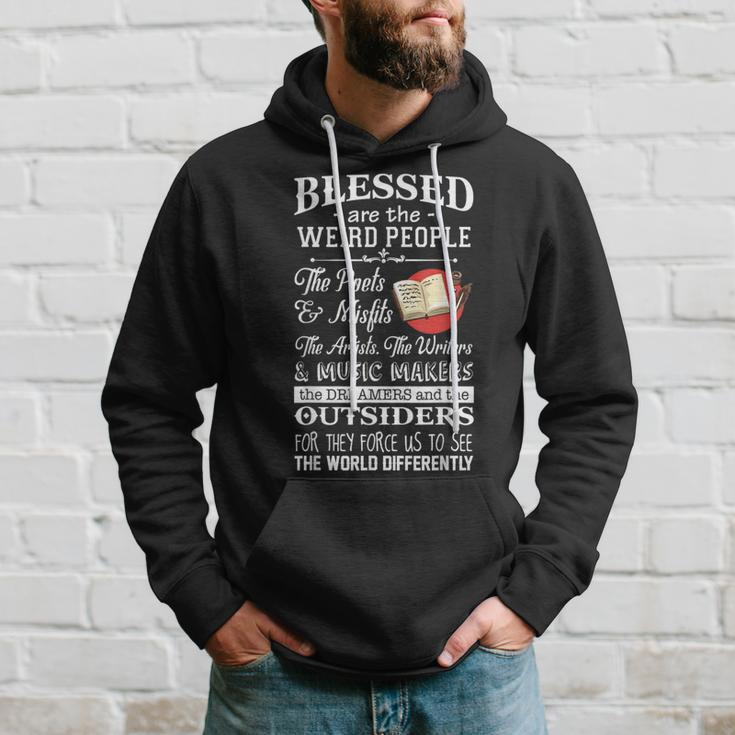 The Writers Actors Blessed Are The Weird People Hoodie Gifts for Him