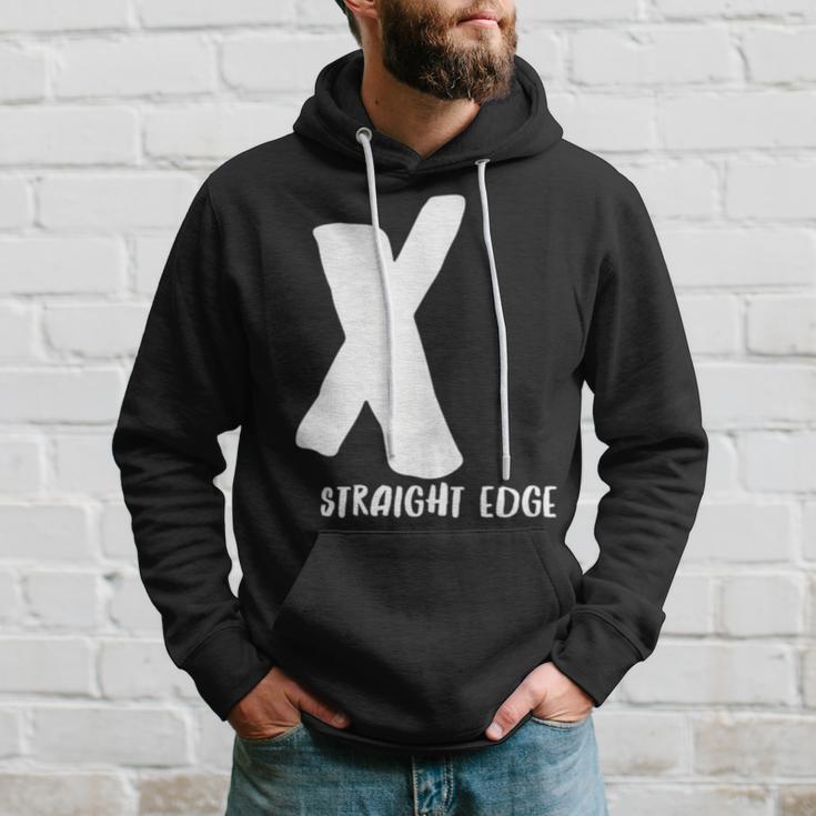 X Straight Edge Hardcore Punk Rock Band Fan Outfit Hoodie Gifts for Him