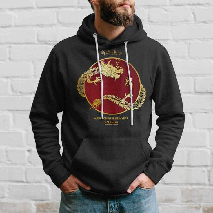 Year Of The Dragon Chinese New Year 2024 Wood Dragon Hoodie Gifts for Him