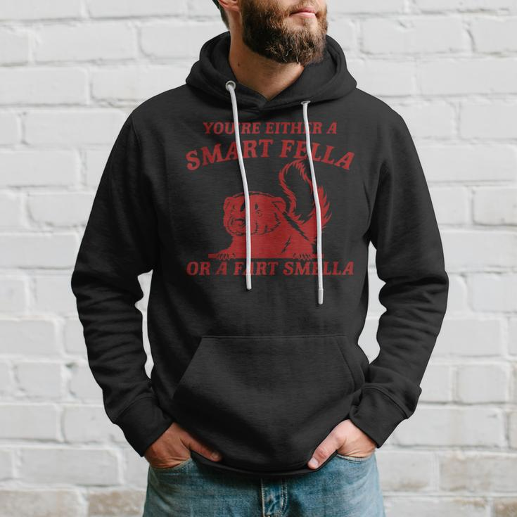 You're Either A Smart Fella Or A Fart Smella Skunk Hoodie Gifts for Him