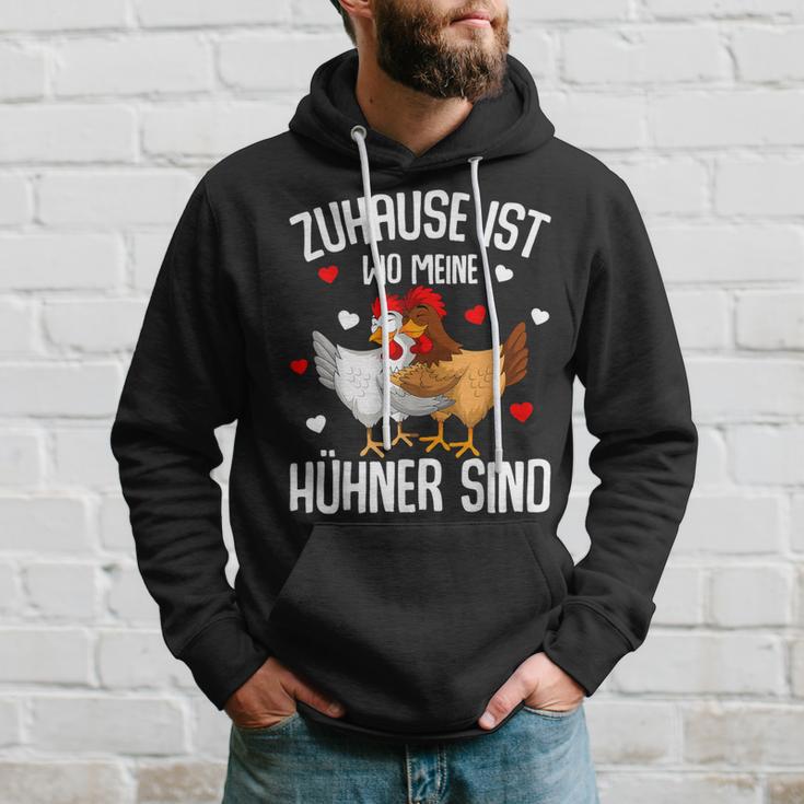 Zuhause Ist Wo Meine Hühner Sind Farmer S Hoodie Geschenke für Ihn