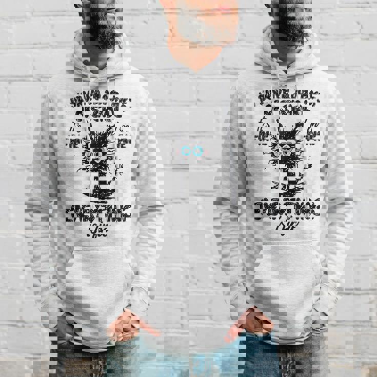 100 Days Of School It's Fine I'm Fine Everything Is Fine Hoodie Gifts for Him
