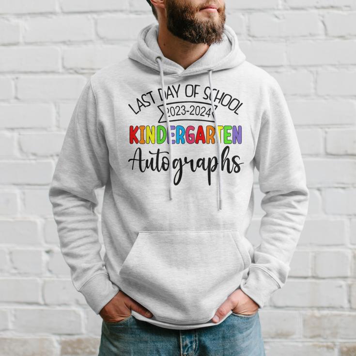 2024 Last Day Of School Autograph Kindergarten Graduation Hoodie Gifts for Him