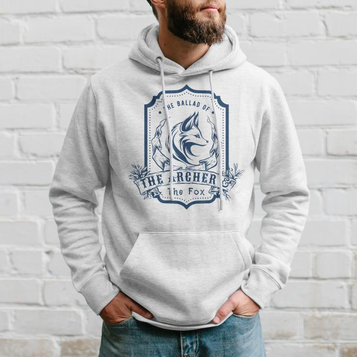 The Ballad Of The Archer And The Fox Bookish Romantasy Retro Hoodie Gifts for Him