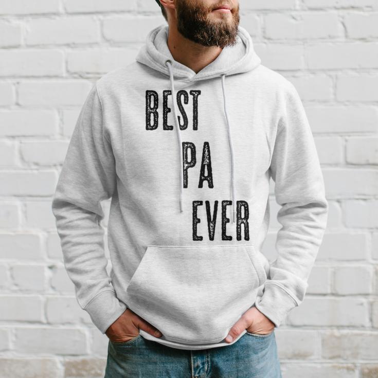 Best Pa Ever Cute Adults Papa Dad Grandpa Raglan Kapuzenpullover Geschenke für Ihn