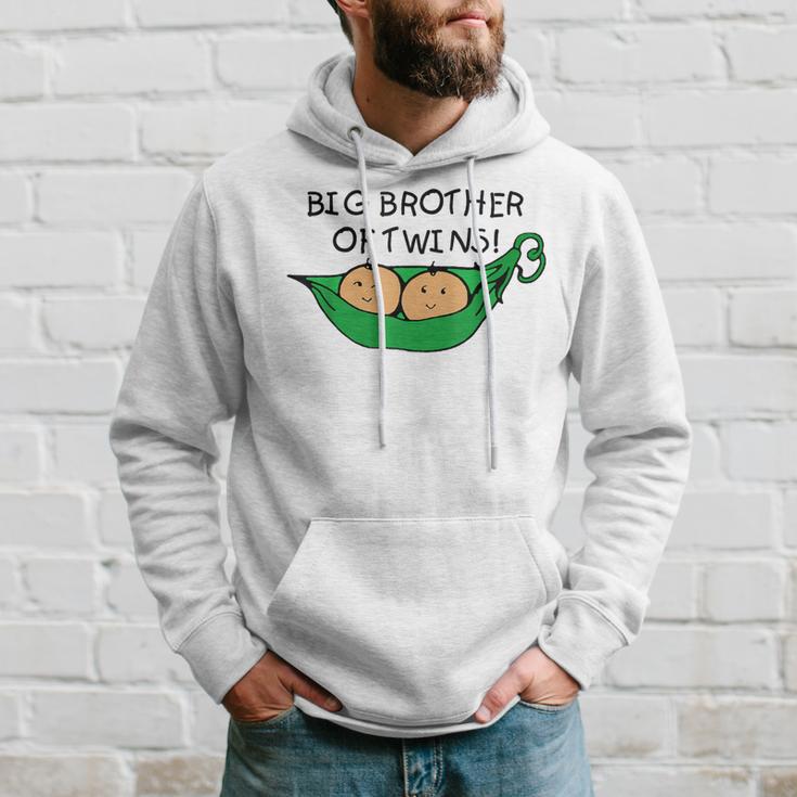 Big Brother Of Twins Two Peas In A Pod Hoodie Gifts for Him