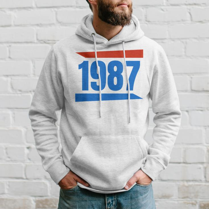 Birthday 1987 Vintage Retro Style Hoodie Gifts for Him