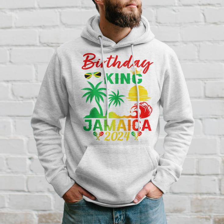 Birthday King Jamaica 2024 Jamaican Vacation Trip Men_S Hoodie Gifts for Him