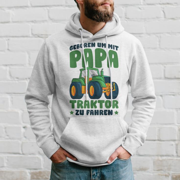 Boy's Geboren Um Mit Papa Trktor Zu Fahren Born To Go With Kapuzenpullover Geschenke für Ihn