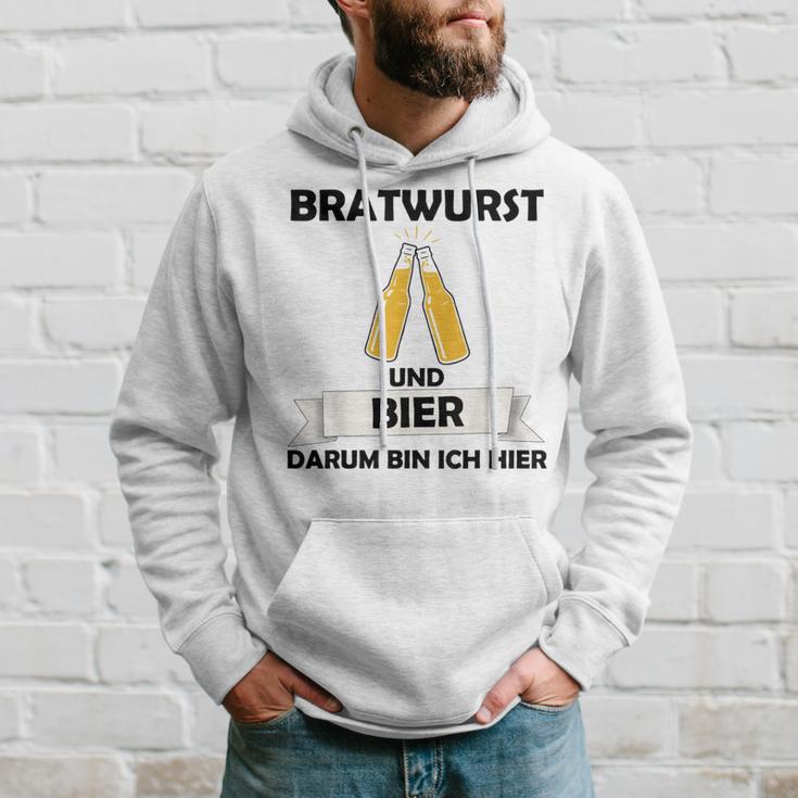 Bratwurst Und Bier Um Um Bin Ich Hier Hier Gray S Kapuzenpullover Geschenke für Ihn