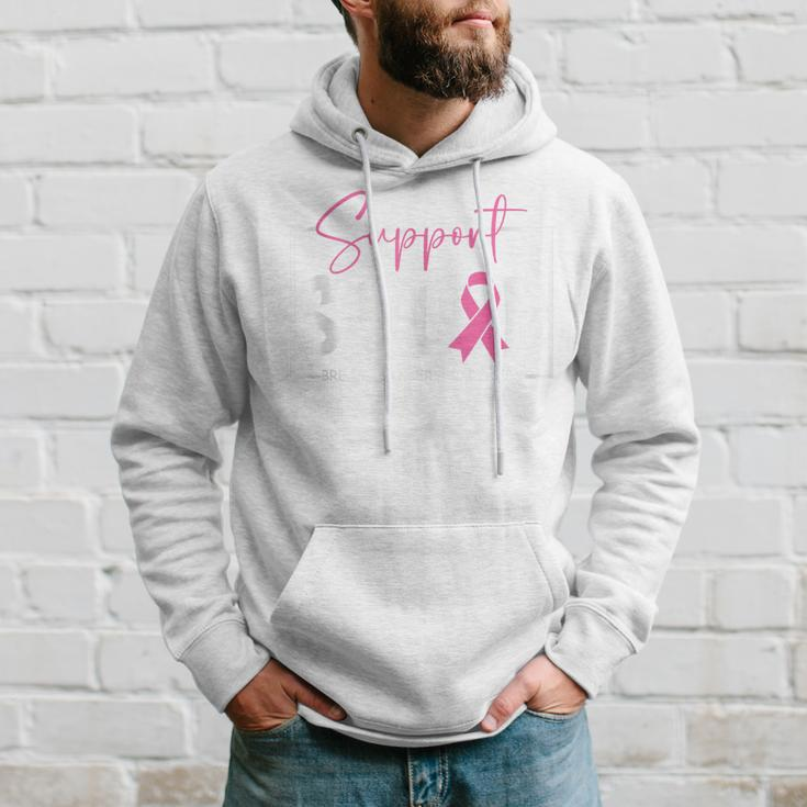 Breast Cancer Warrior Support Squad Breast Cancer Awareness Hoodie Gifts for Him