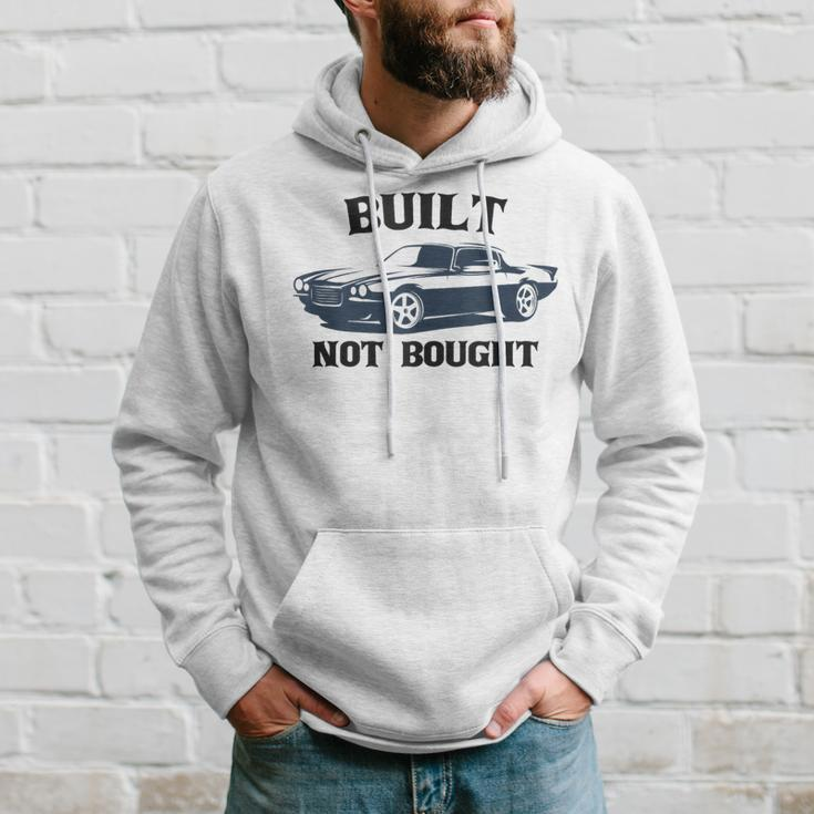 Built-Not-Bought Mechanical Muscle Cars Vintage Graphic Mens Hoodie Gifts for Him