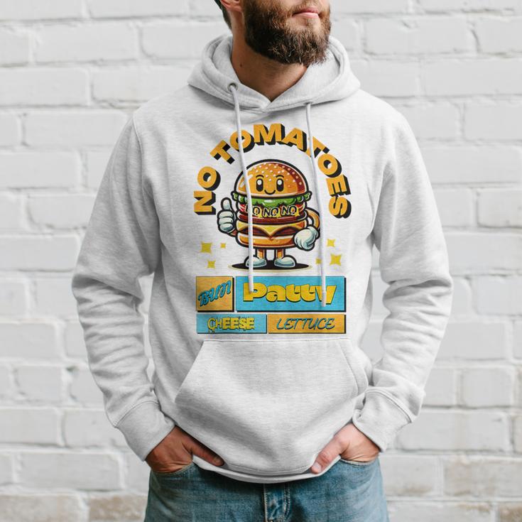 Burger-Fun- Witziger Spruch Comic-Style Hoodie Geschenke für Ihn