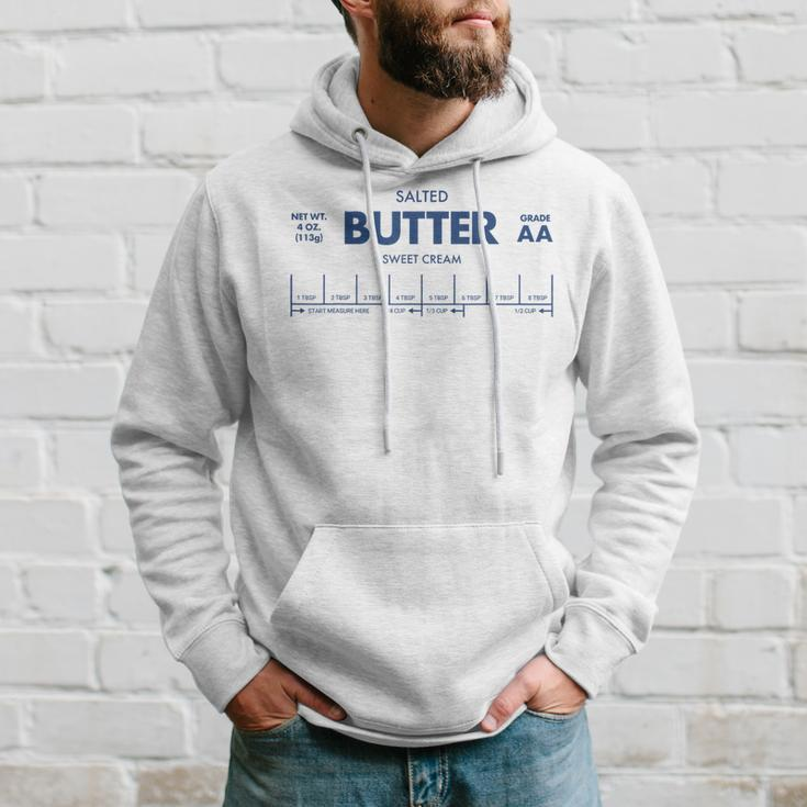Butter Stick Retro Style Blue Sayings Hoodie Gifts for Him