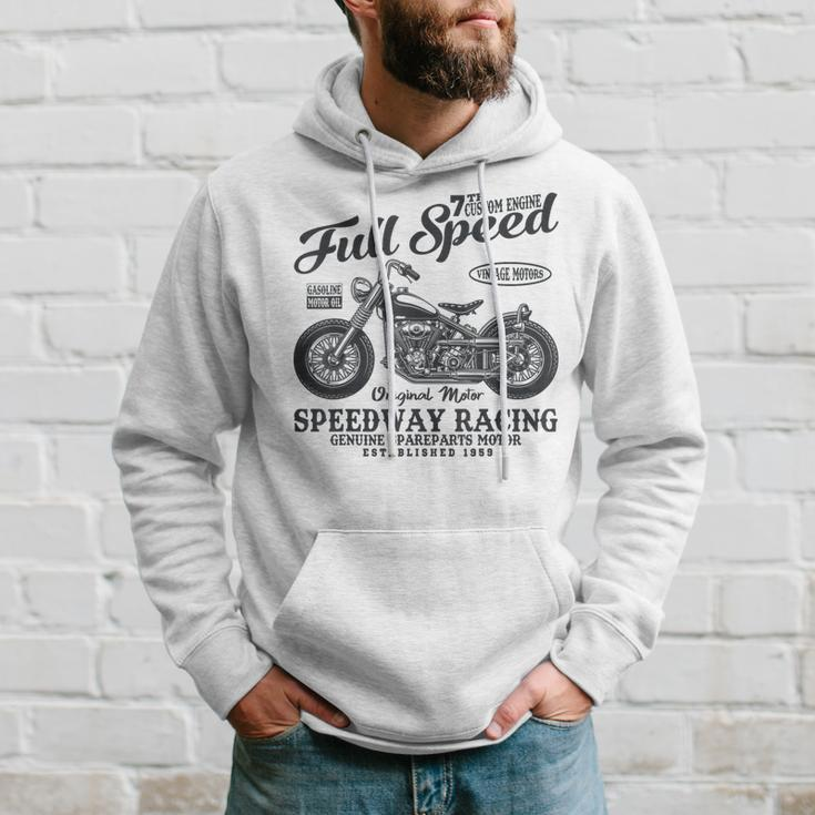 Cafe Racer Full Of Speed Vintage Motorcycle Hoodie Gifts for Him