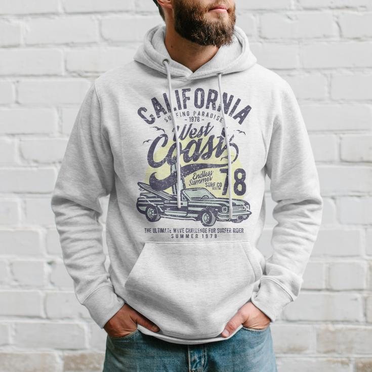 California West Coast Surfing Car Birthday Hoodie Gifts for Him