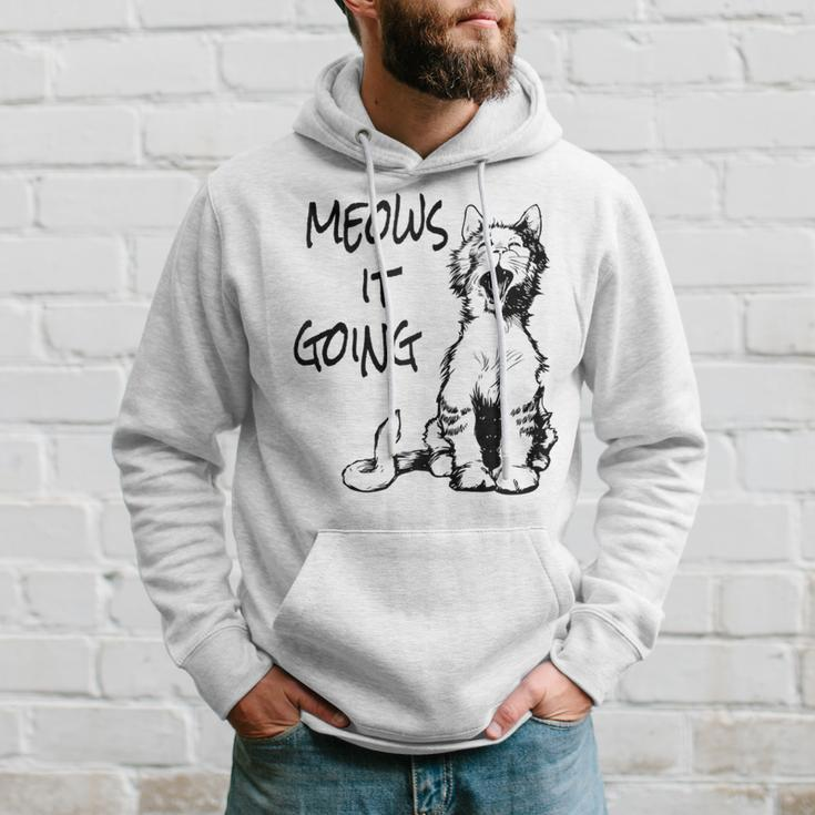 Cat Meows It Going Hoodie Gifts for Him
