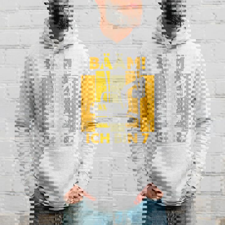 Children's Bäm Ich Bin 7 Sieben Jahre Boy 7Th Birthday Digger Hoodie Geschenke für Ihn