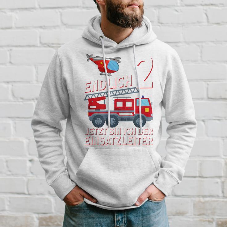 Children's Fireman Endlich 2 Jetzt Bin Ich Einsatzeiteiteiter 80 Hoodie Geschenke für Ihn